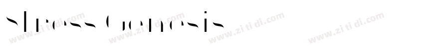 Stress Genesis字体转换
